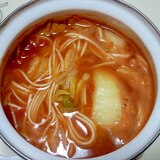 キムチ入りトマト煮麺＋＋
